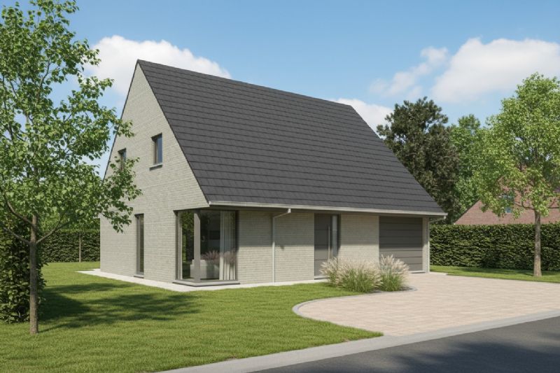 Nieuw te bouwen alleenstaande woning te Zedelgem.